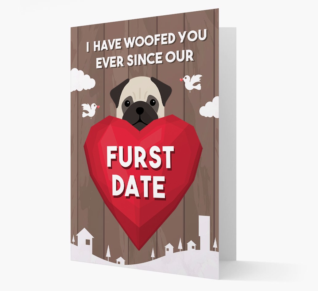 'Furst Date' - Personalised {breedFullName} Card