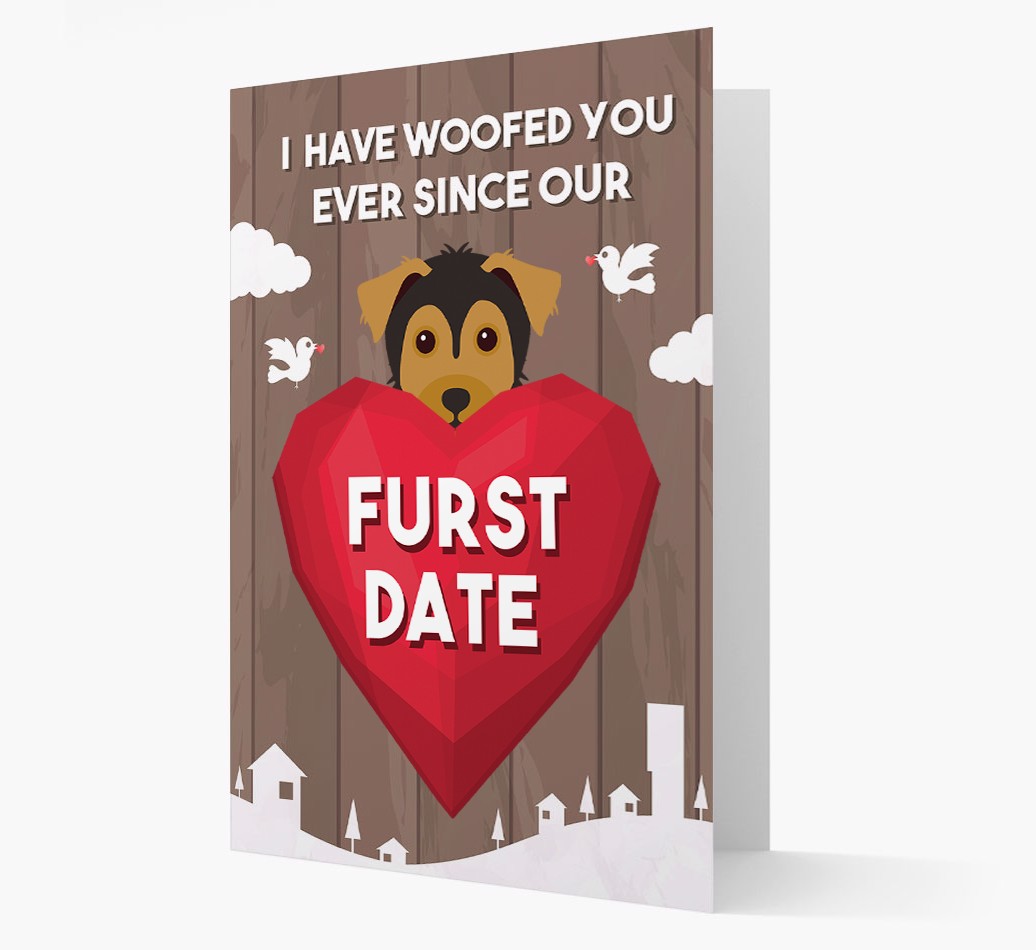 'Furst Date' - Personalised {breedFullName} Card
