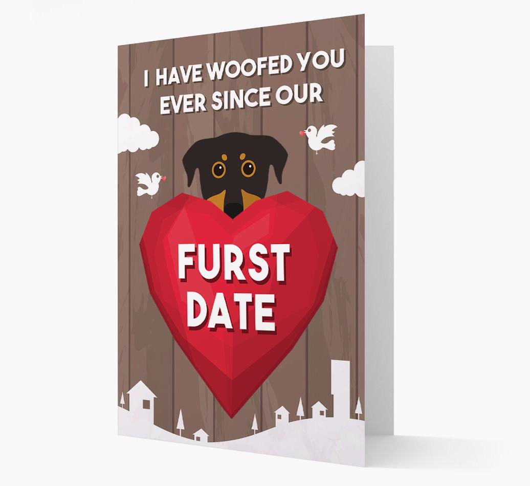 'Furst Date' - Personalized {breedFullName} Card