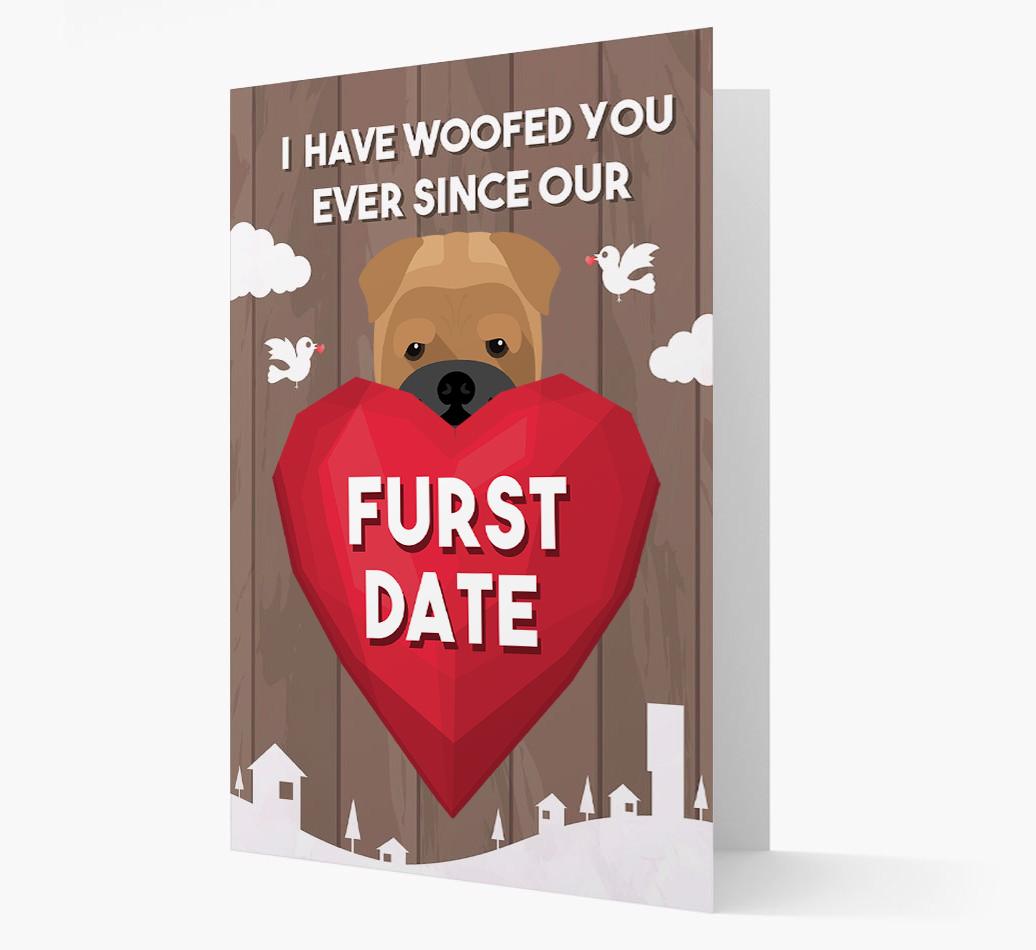 'Furst Date' - Personalized {breedFullName} Card