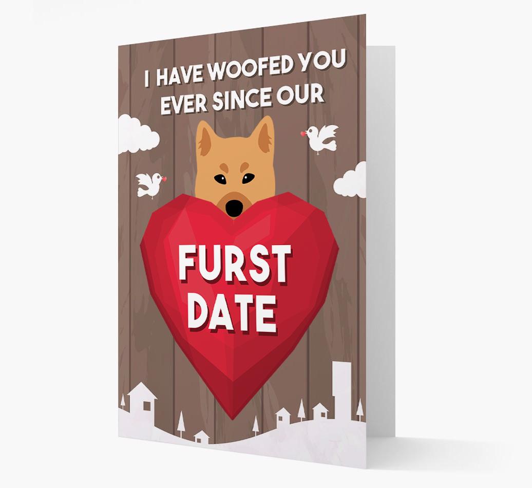 'Furst Date' - Personalized {breedFullName} Card