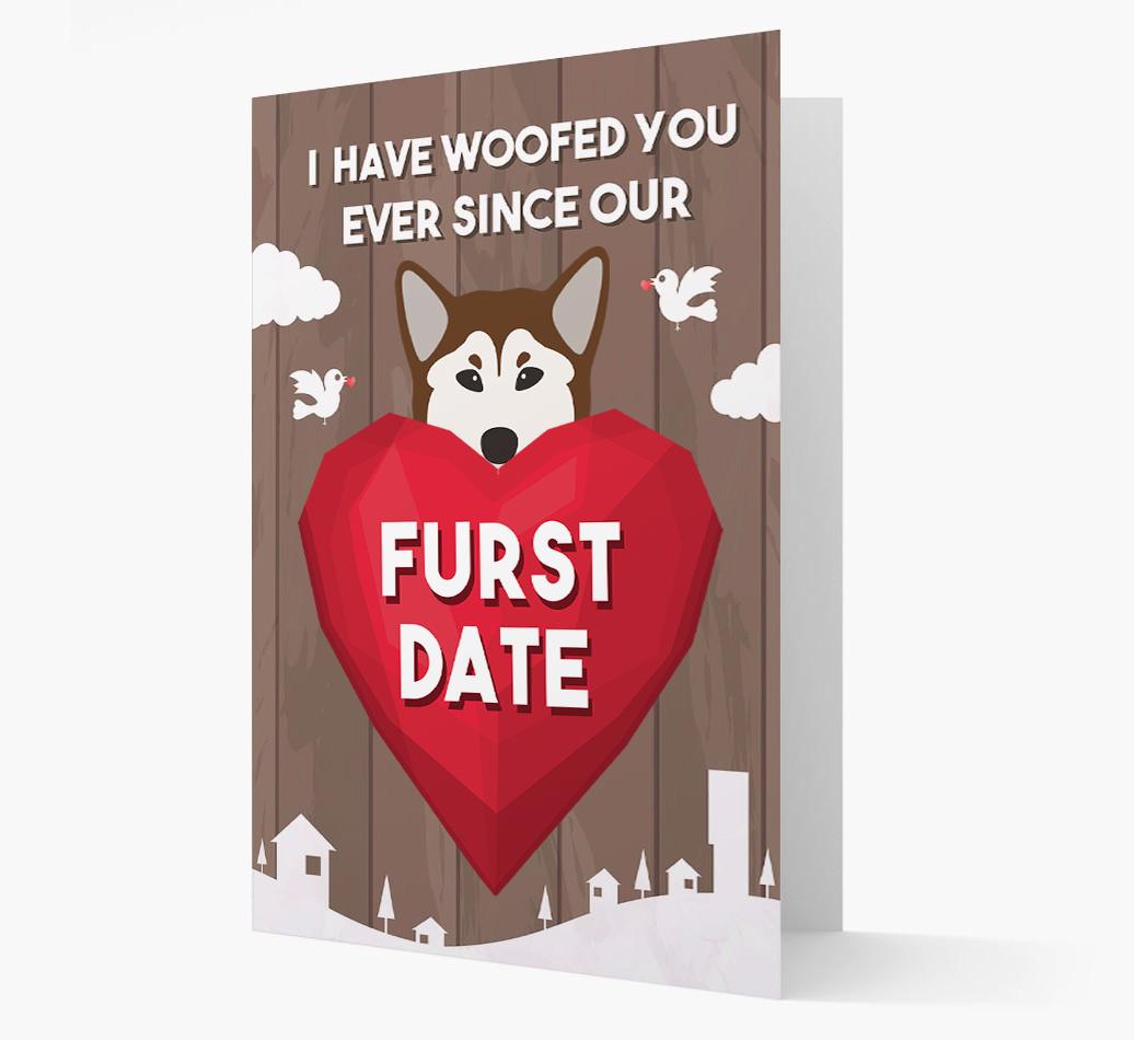 'Furst Date' - Personalized {breedFullName} Card