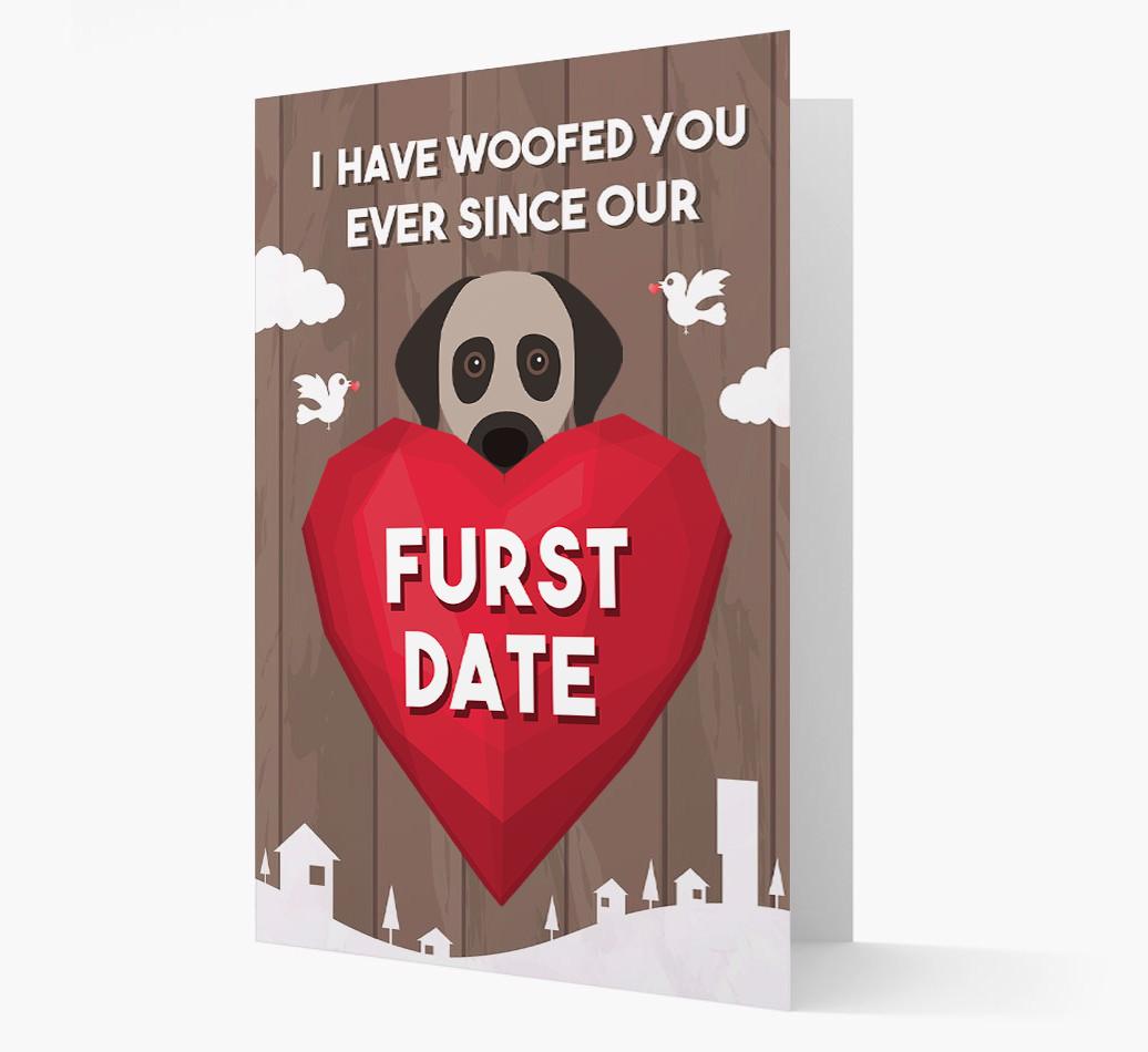 'Furst Date' - Personalized {breedFullName} Card