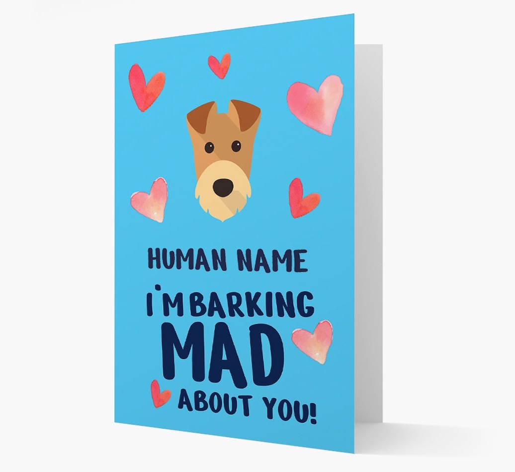 'Barking Mad' - Personalised {breedFullName} Card