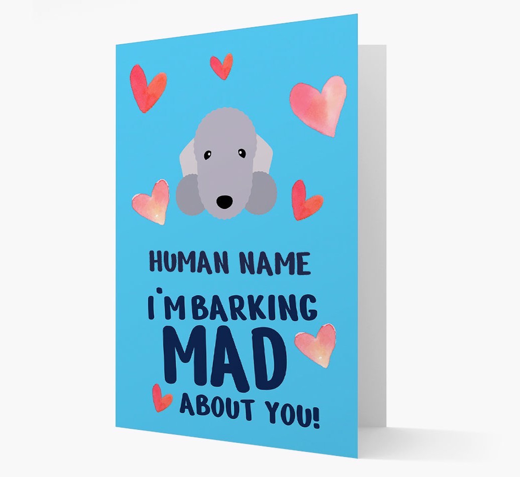 'Barking Mad' - Personalised {breedFullName} Card