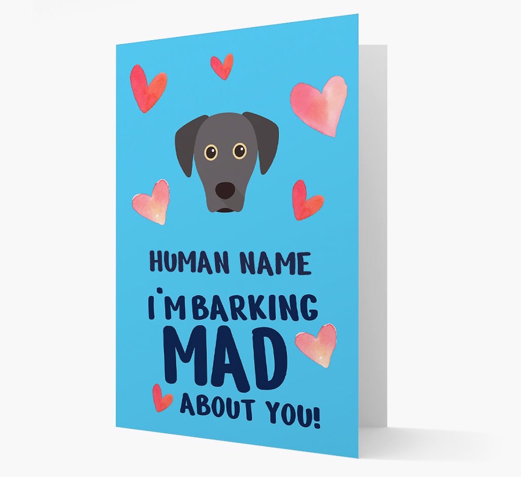 'Barking Mad' - Personalised {breedFullName} Card