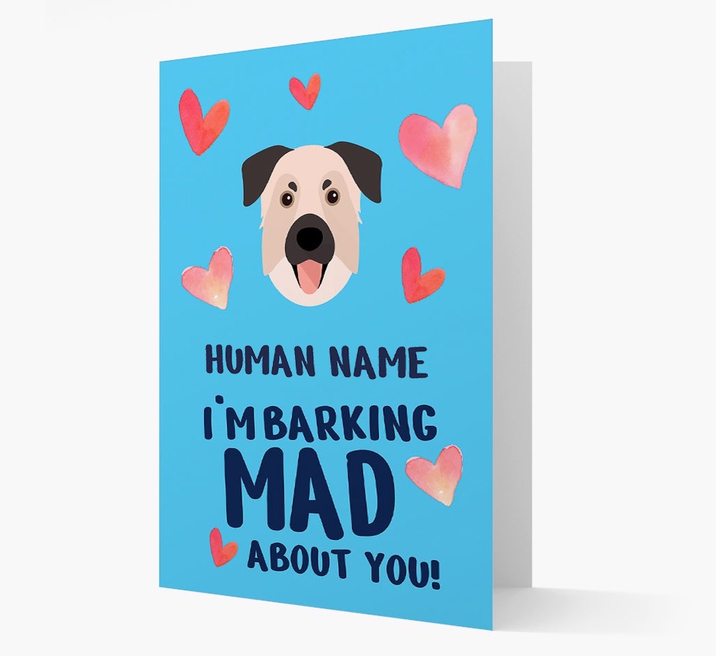 'Barking Mad' - Personalised {breedFullName} Card