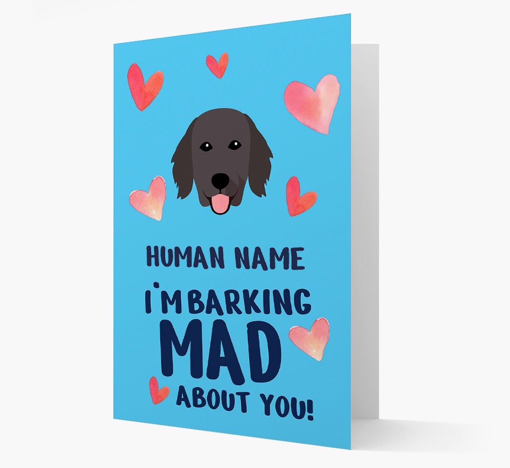 'Barking Mad' - Personalised {breedFullName} Card