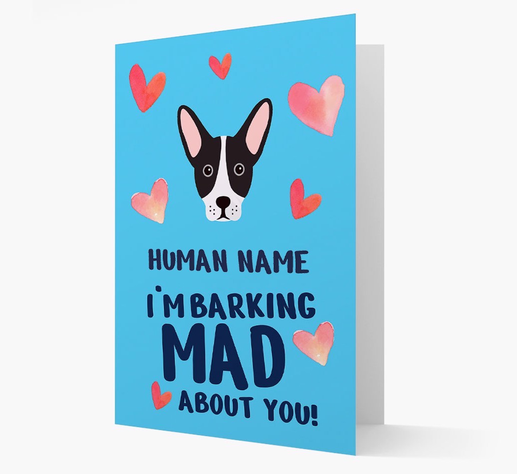 'Barking Mad' - Personalised {breedFullName} Card