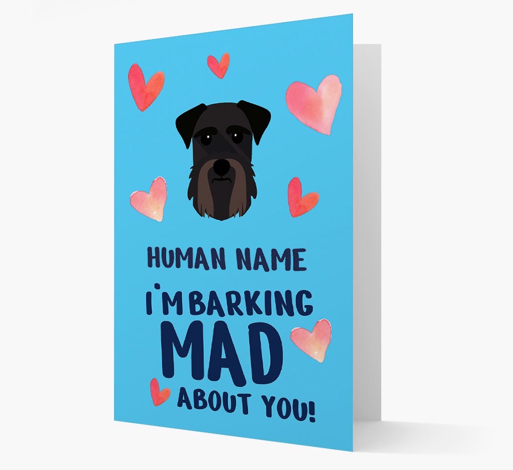 'Barking Mad' - Personalised {breedFullName} Card