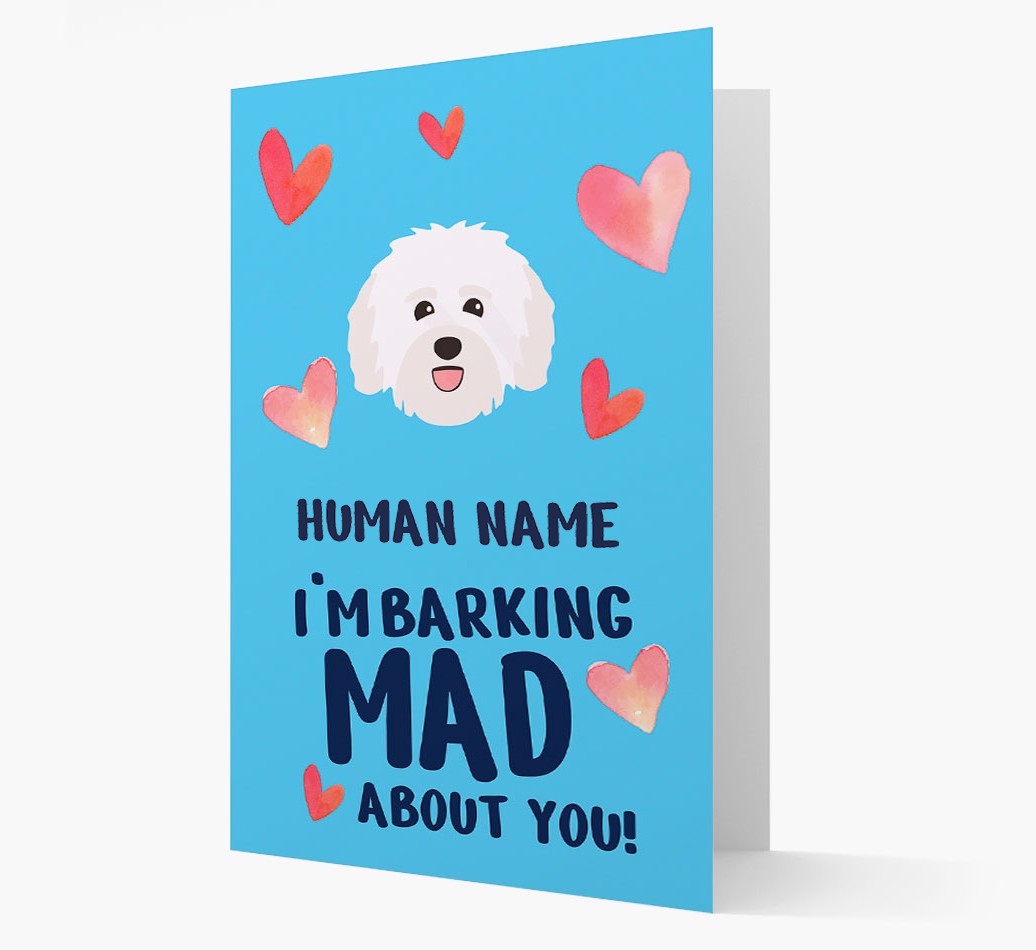 'Barking Mad' - Personalised {breedFullName} Card