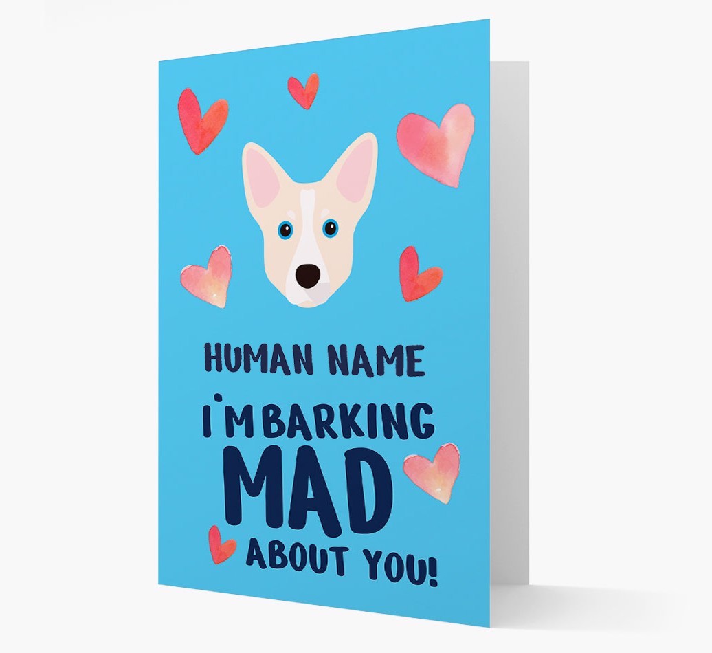 'Barking Mad' - Personalised {breedFullName} Card
