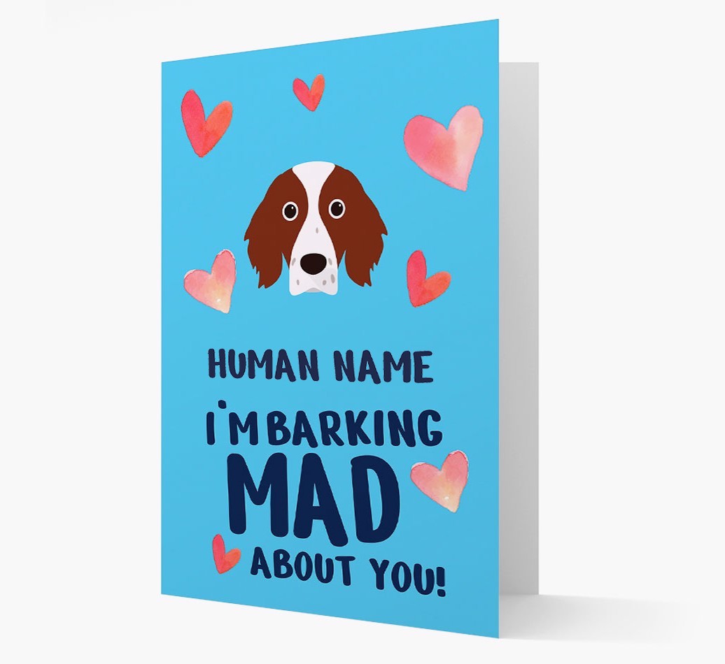 'Barking Mad' - Personalised {breedFullName} Card