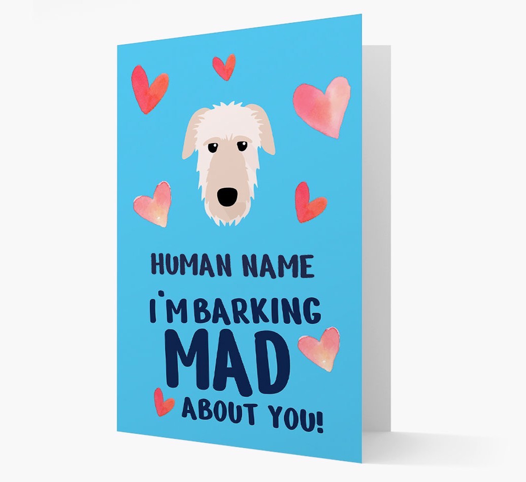 'Barking Mad' - Personalised {breedFullName} Card