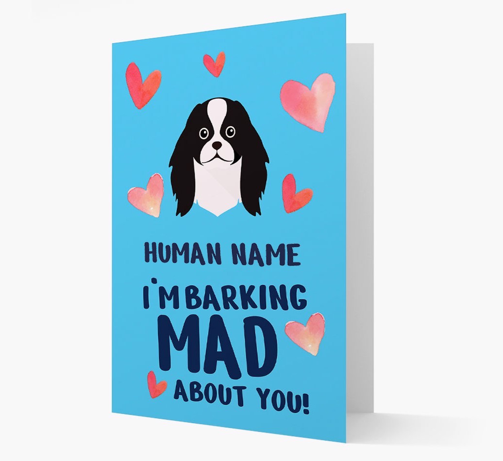 'Barking Mad' - Personalised {breedFullName} Card