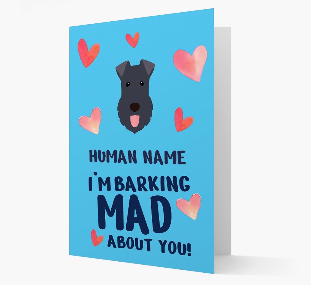 'Barking Mad' - Personalised {breedFullName} Card