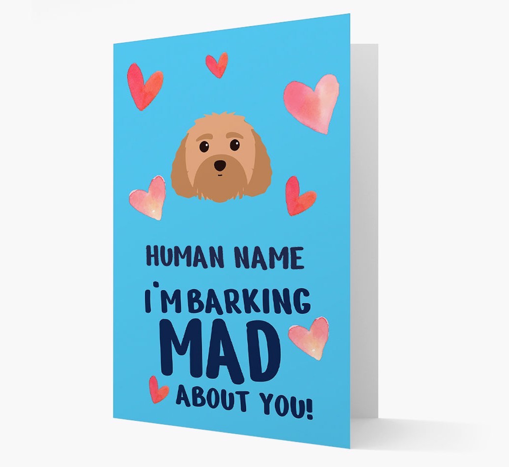 'Barking Mad' - Personalized {breedFullName} Card