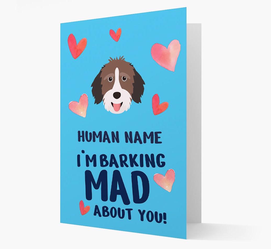 'Barking Mad' - Personalized {breedFullName} Card