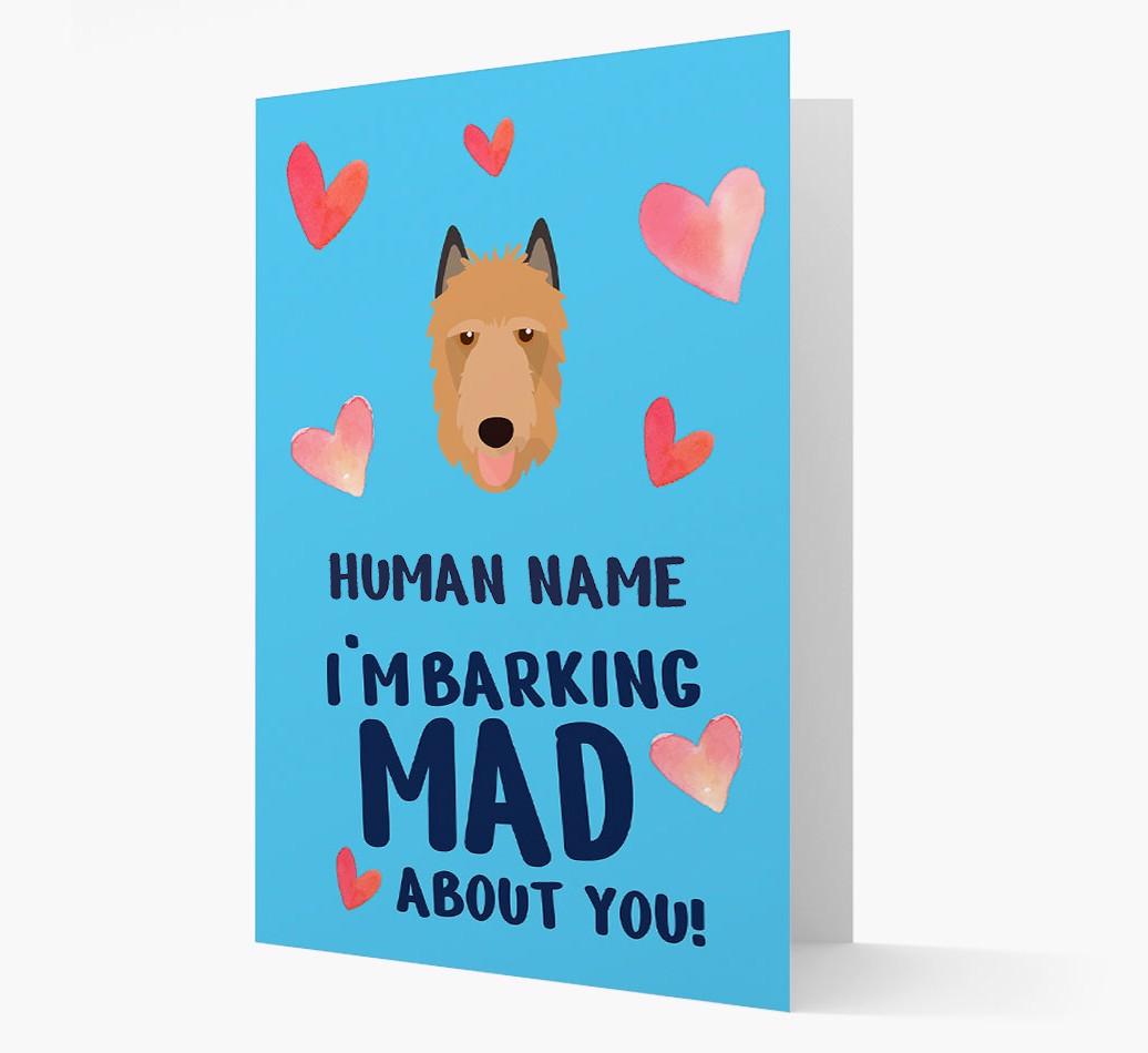 'Barking Mad' - Personalized {breedFullName} Card