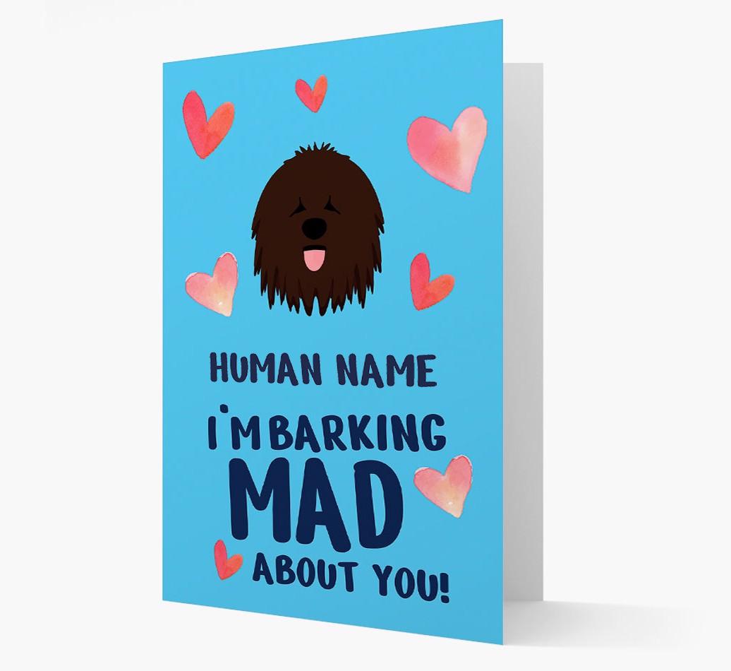 'Barking Mad' - Personalized {breedFullName} Card