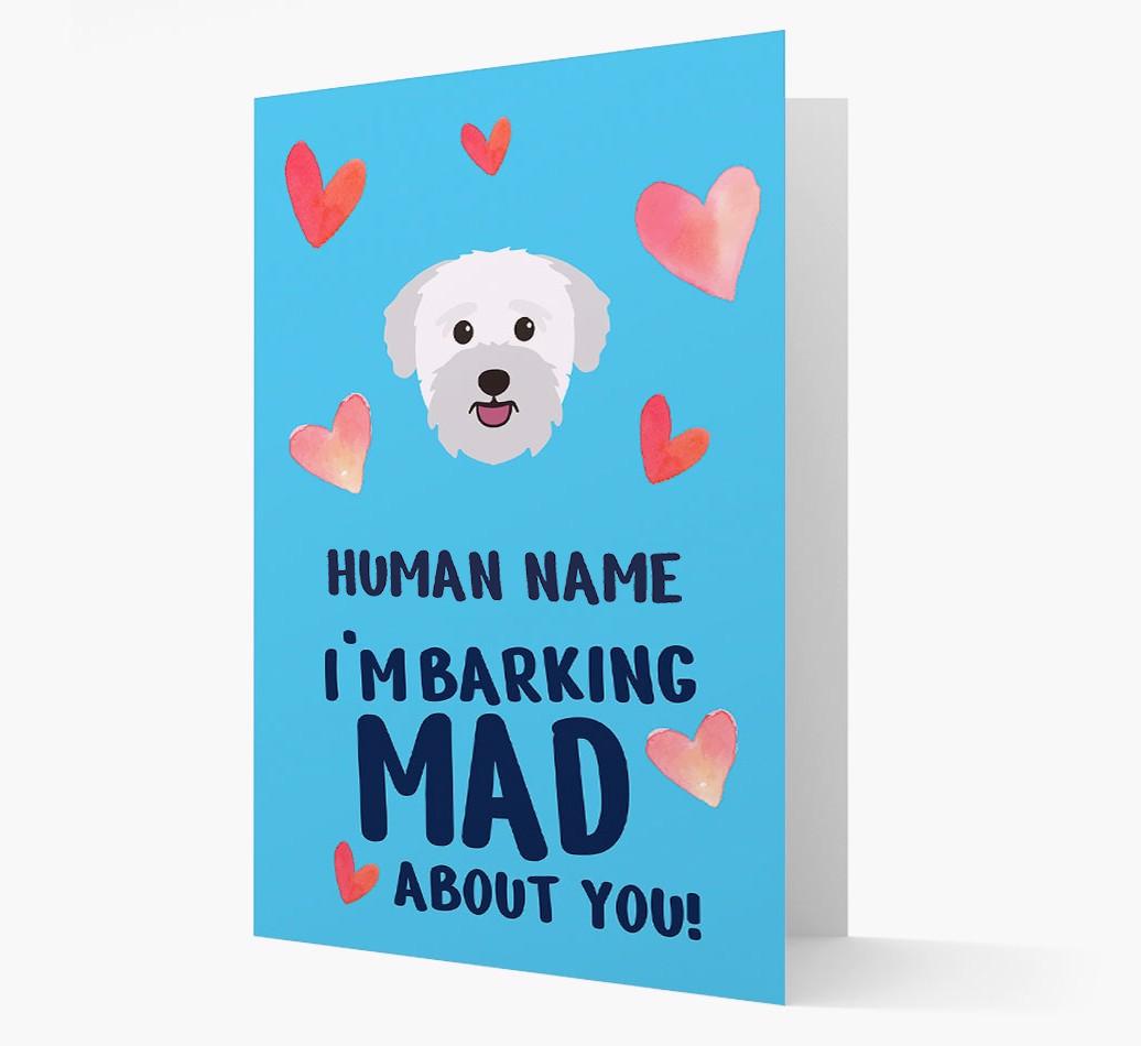 'Barking Mad' - Personalized {breedFullName} Card