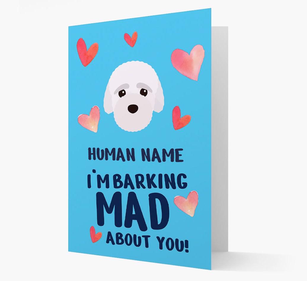 'Barking Mad' - Personalized {breedFullName} Card