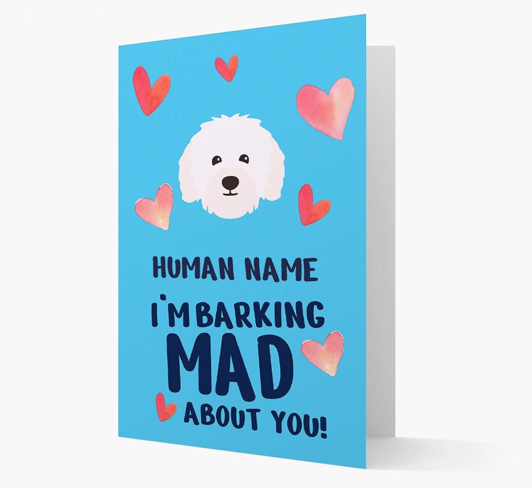 'Barking Mad' - Personalized {breedFullName} Card