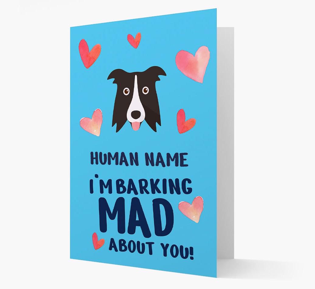 'Barking Mad' - Personalized {breedFullName} Card