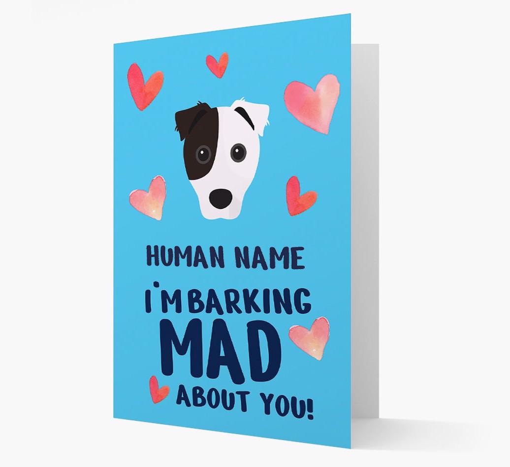 'Barking Mad' - Personalized {breedFullName} Card