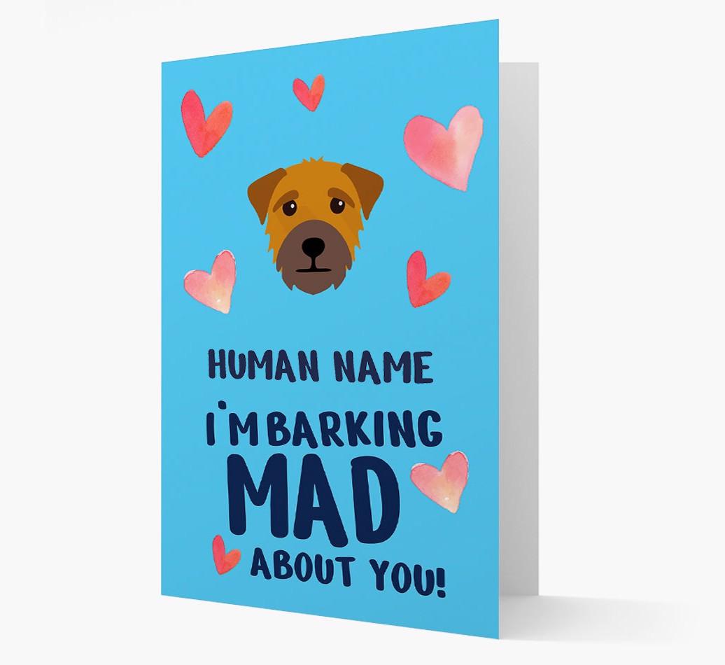 'Barking Mad' - Personalized {breedFullName} Card