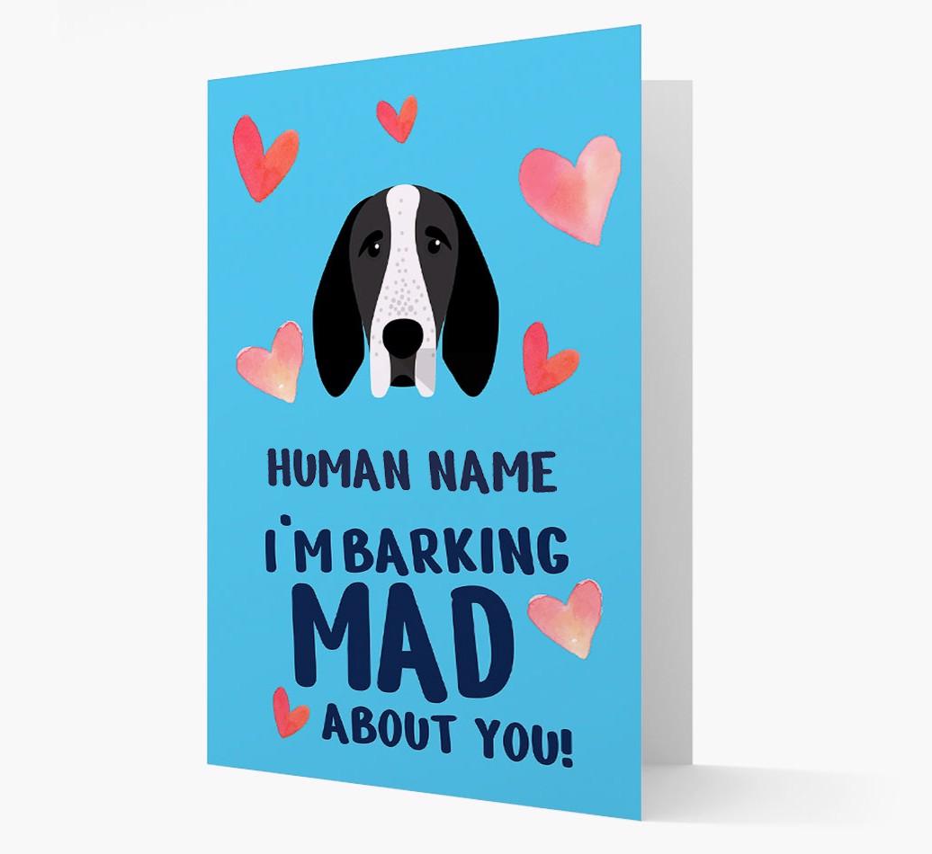 'Barking Mad' - Personalized {breedFullName} Card