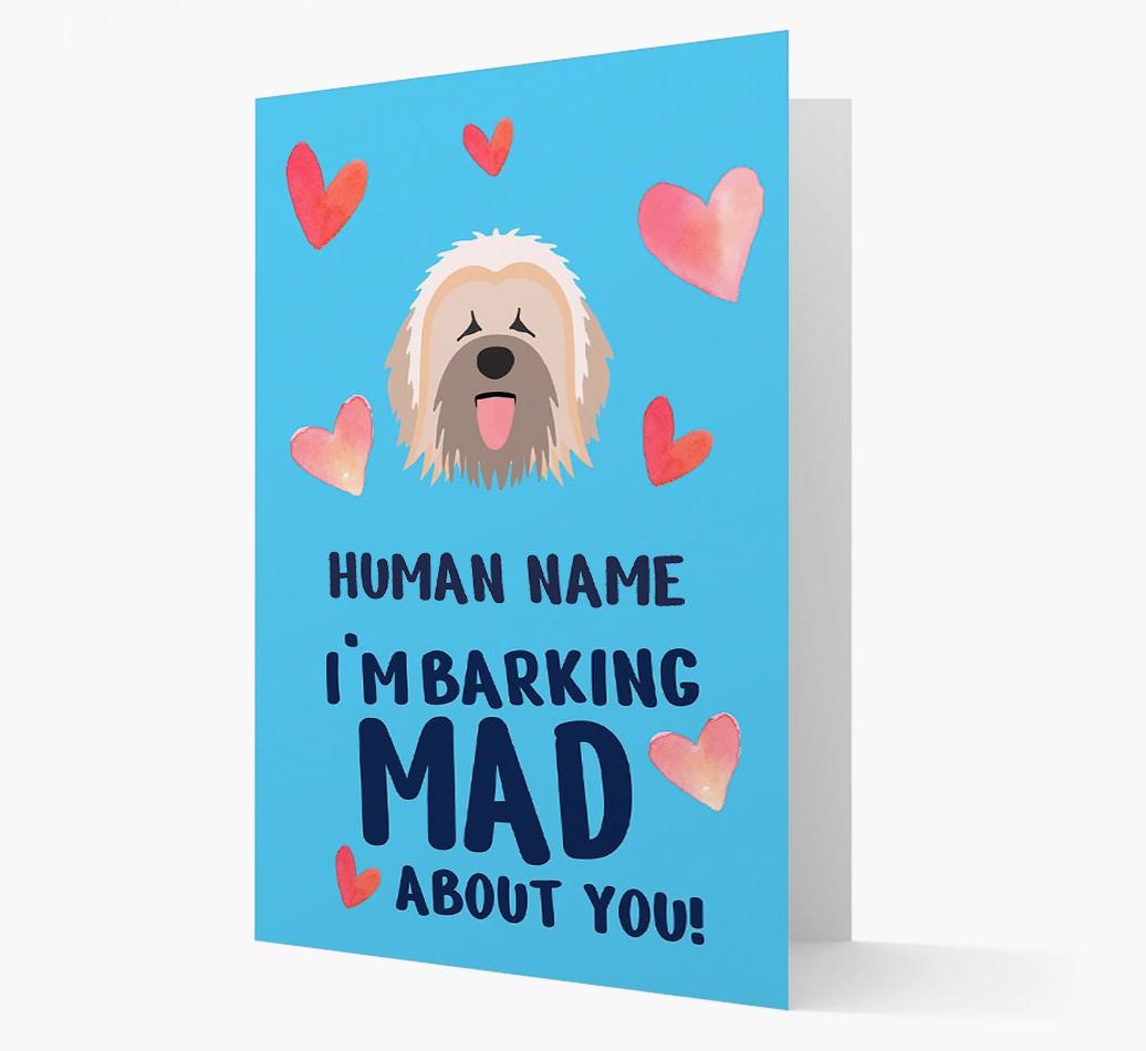 'Barking Mad' - Personalized {breedFullName} Card