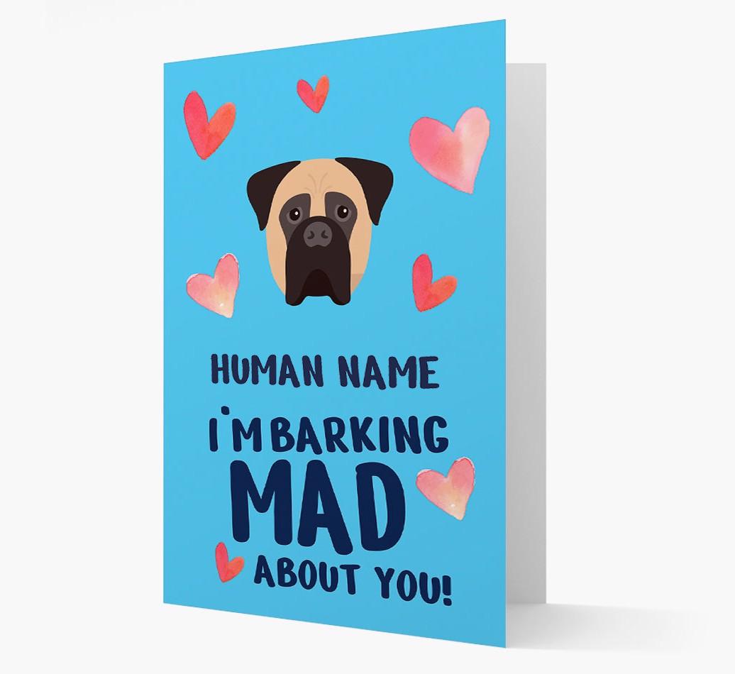 'Barking Mad' - Personalized {breedFullName} Card
