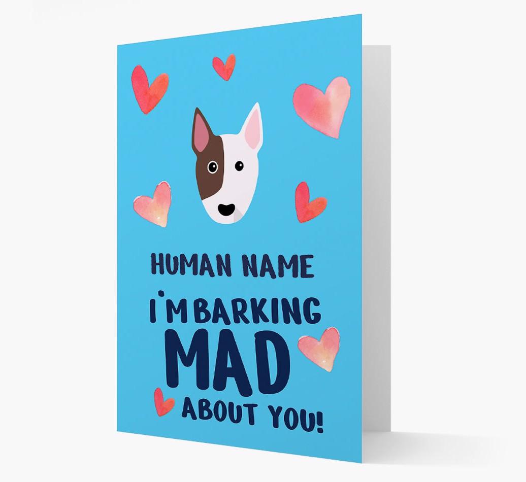 'Barking Mad' - Personalized {breedFullName} Card