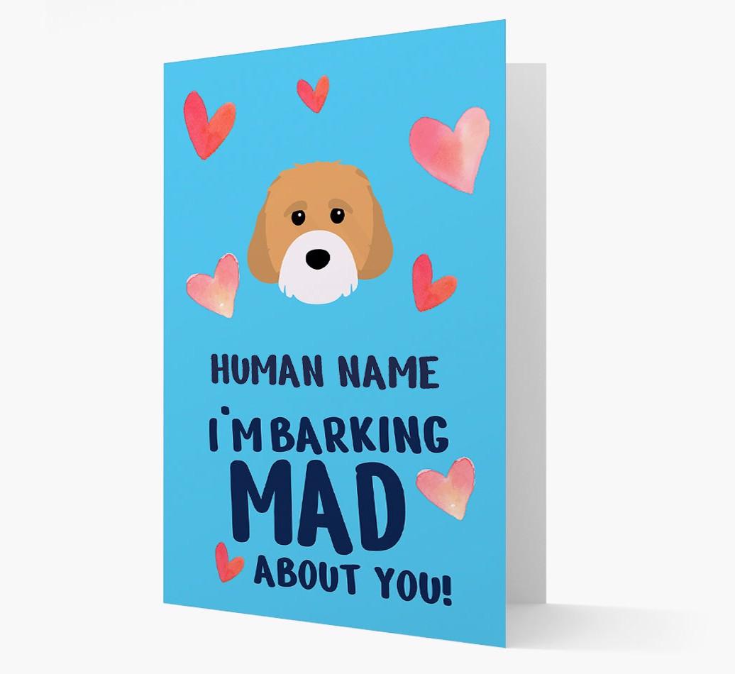 'Barking Mad' - Personalized {breedFullName} Card