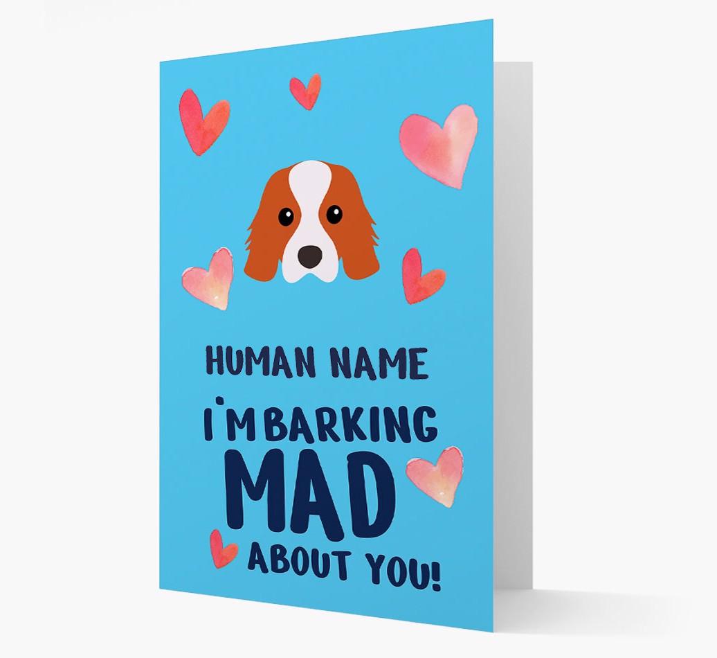 'Barking Mad' - Personalized {breedFullName} Card