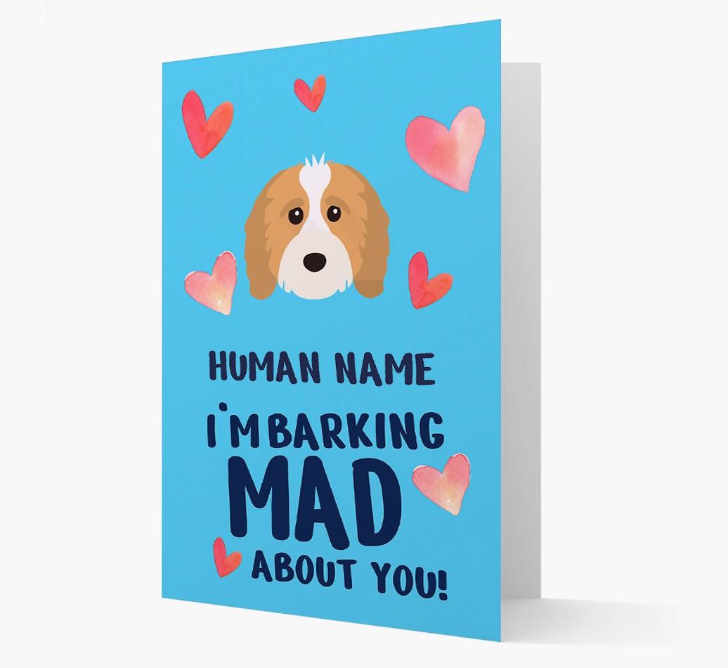 'Barking Mad' - Personalized {breedFullName} Card