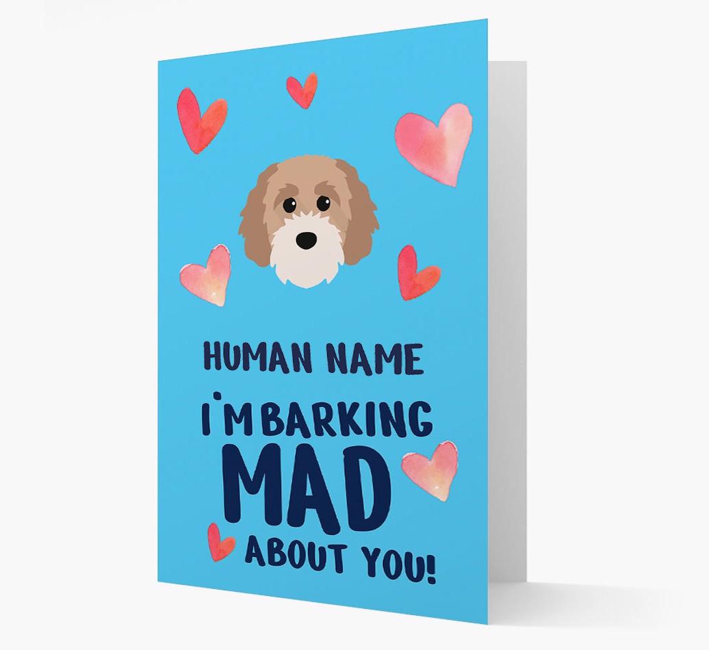 'Barking Mad' - Personalized {breedFullName} Card