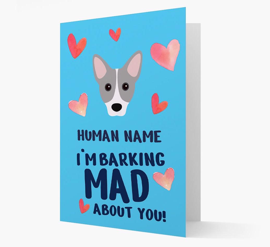 'Barking Mad' - Personalized {breedFullName} Card