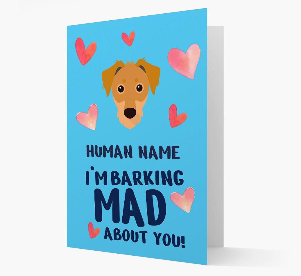 'Barking Mad' - Personalized {breedFullName} Card