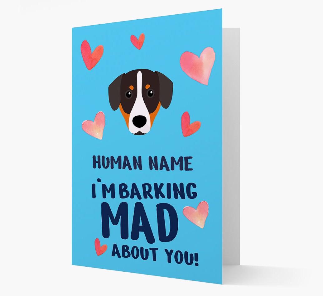 'Barking Mad' - Personalized {breedFullName} Card