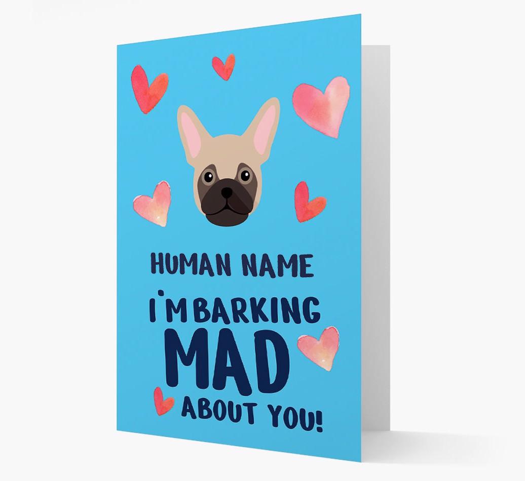 'Barking Mad' - Personalized {breedFullName} Card