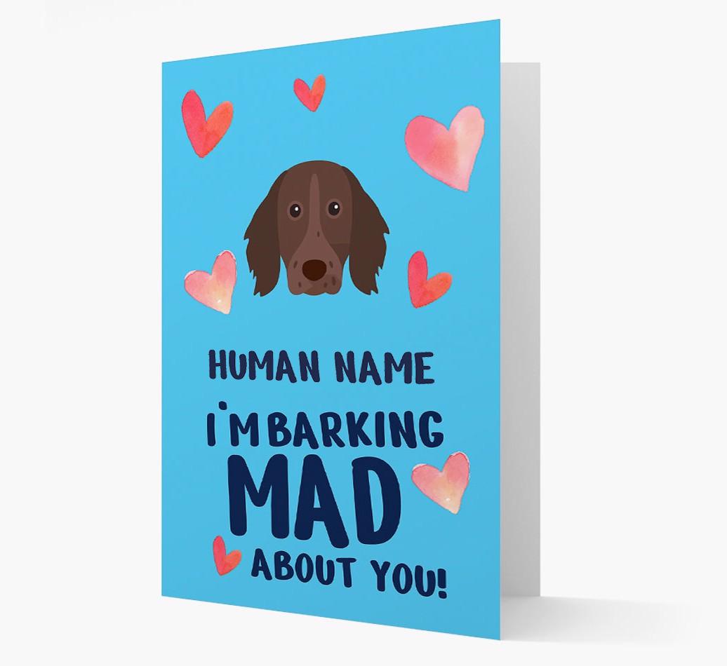 'Barking Mad' - Personalized {breedFullName} Card