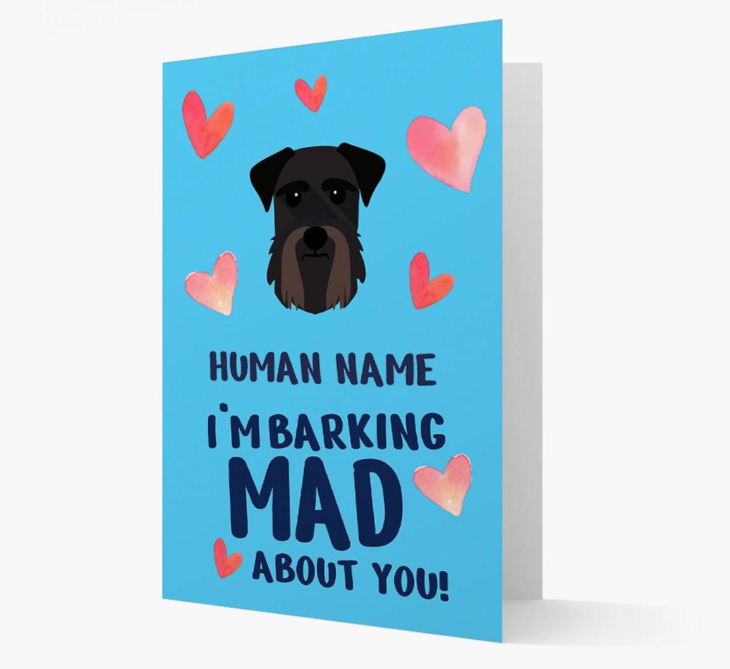'Barking Mad' - Personalized {breedFullName} Card