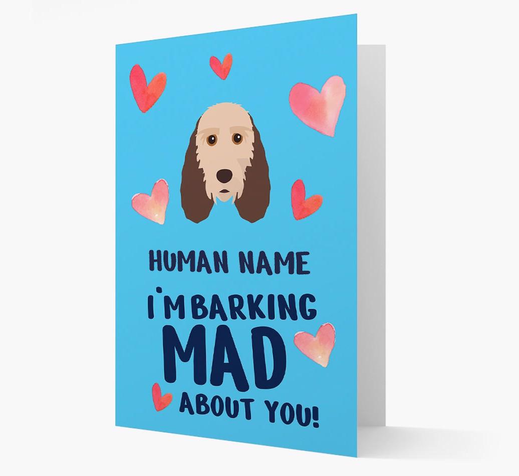 'Barking Mad' - Personalized {breedFullName} Card
