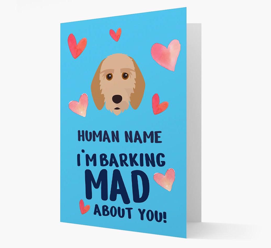 'Barking Mad' - Personalized {breedFullName} Card