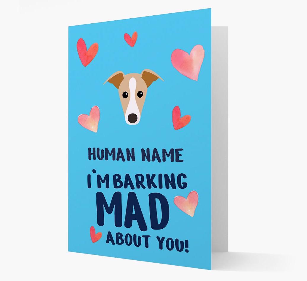 'Barking Mad' - Personalized {breedFullName} Card