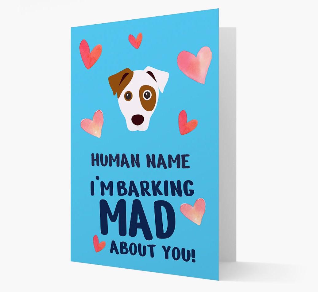 'Barking Mad' - Personalized {breedFullName} Card