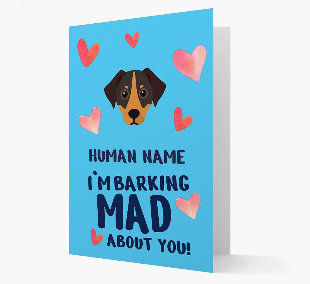'Barking Mad' - Personalized {breedFullName} Card