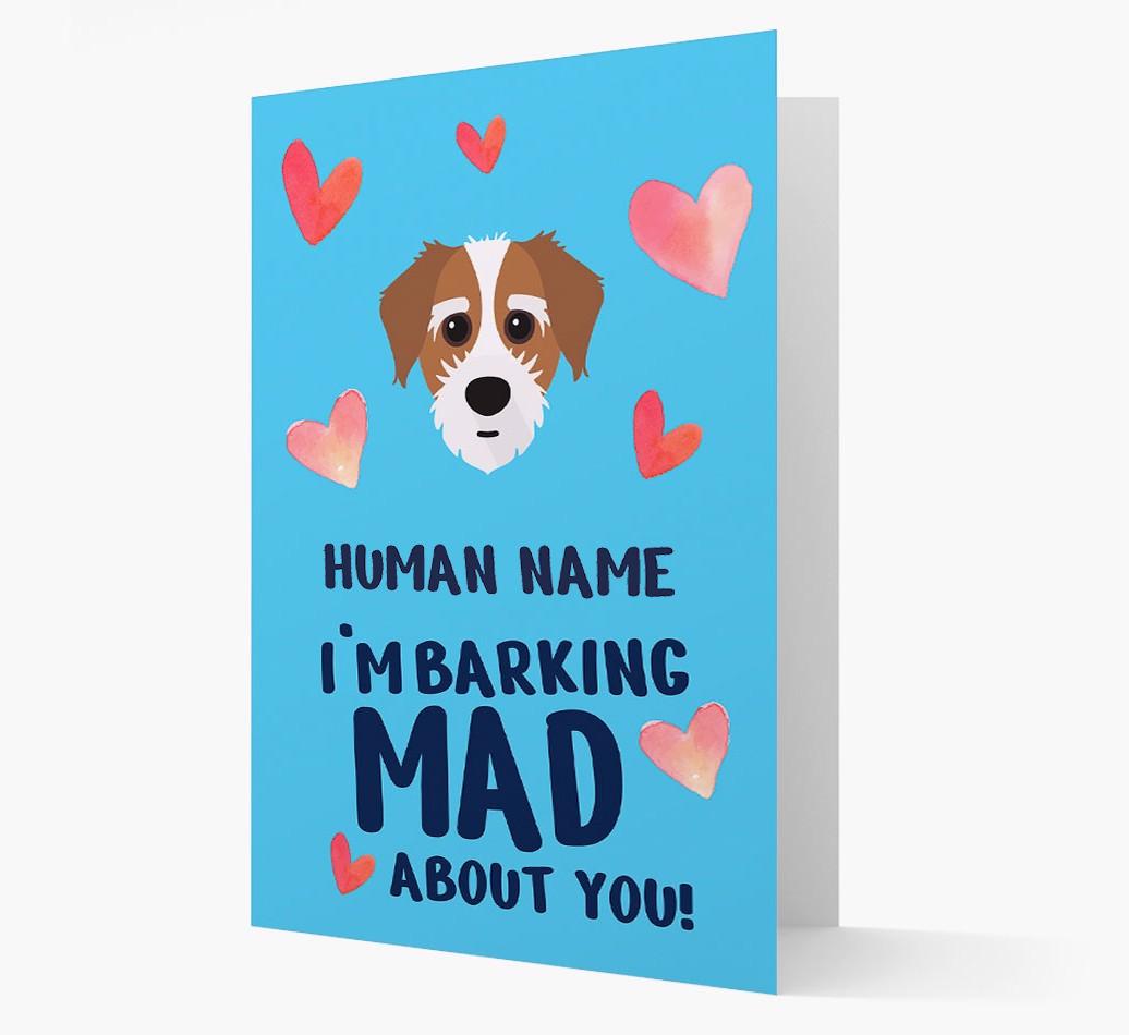 'Barking Mad' - Personalized {breedFullName} Card